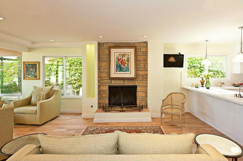 1st Floor and Kitchen Remodel, ENR architects, Malibu, CA 90265 - fireplace